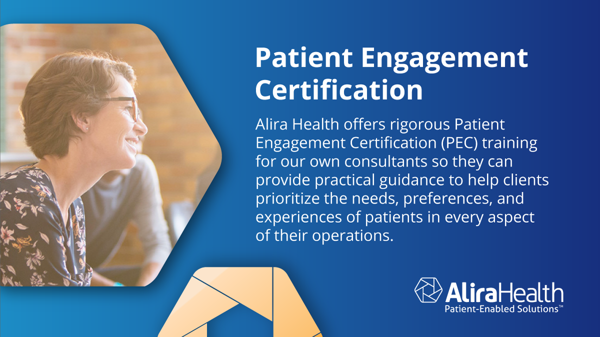 Patient Engagement Certification Alira Health Patient Engagement Certification Alira Health